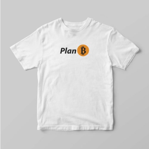 Plan B(itcoin) póló L fehér