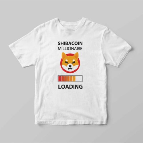 Shiba Inu Millionaire póló XL fehér