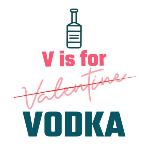 Vodka T-Shirt S fehér unisex